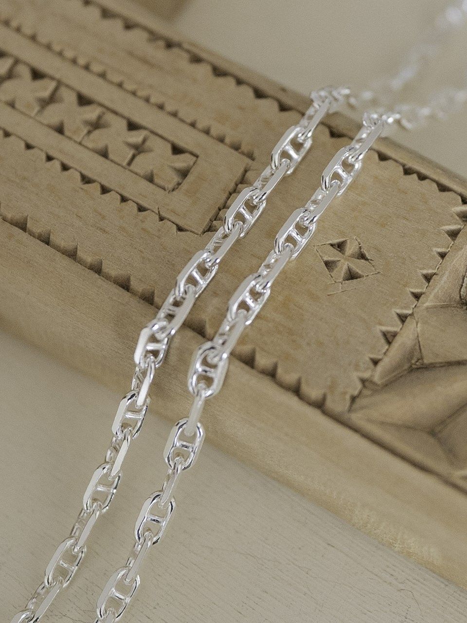 《予約品》 CUT RORO MARINA CHAIN  / シルバー 【Iroquois.SENTI】