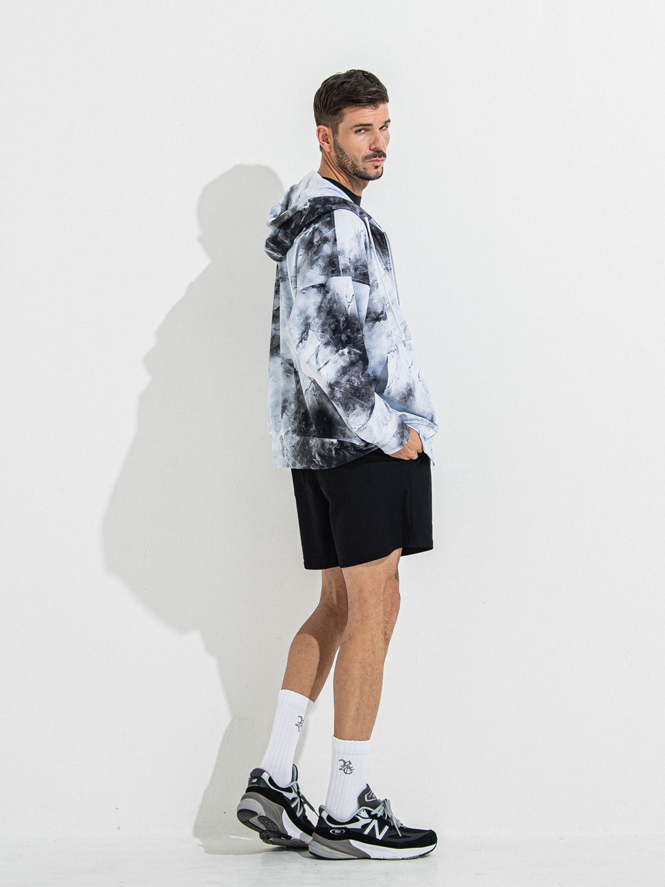 【予約品 】TV NYLON SHORTS / ティーヴィーナイロンショーツ / ブラック