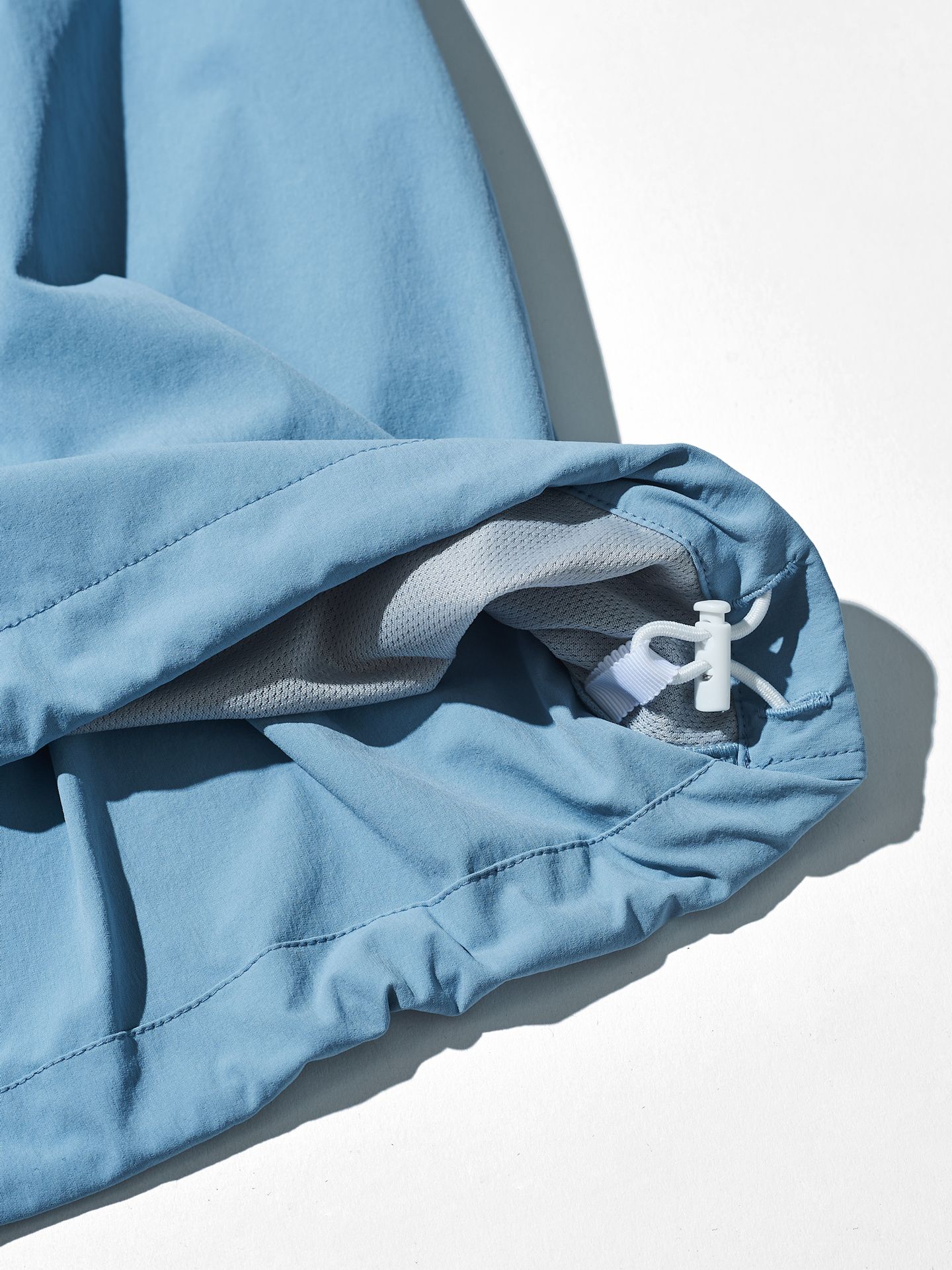 muta Half ZIP S/S Shirt / プルオーバーシャツ / ブルー 【Acanthus×muta】