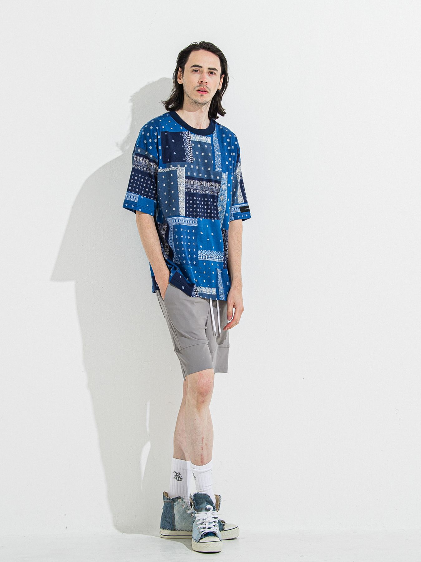 【予約品 】TYLER NYLON SHORTS / タイラー ナイロンショーツ / グレー