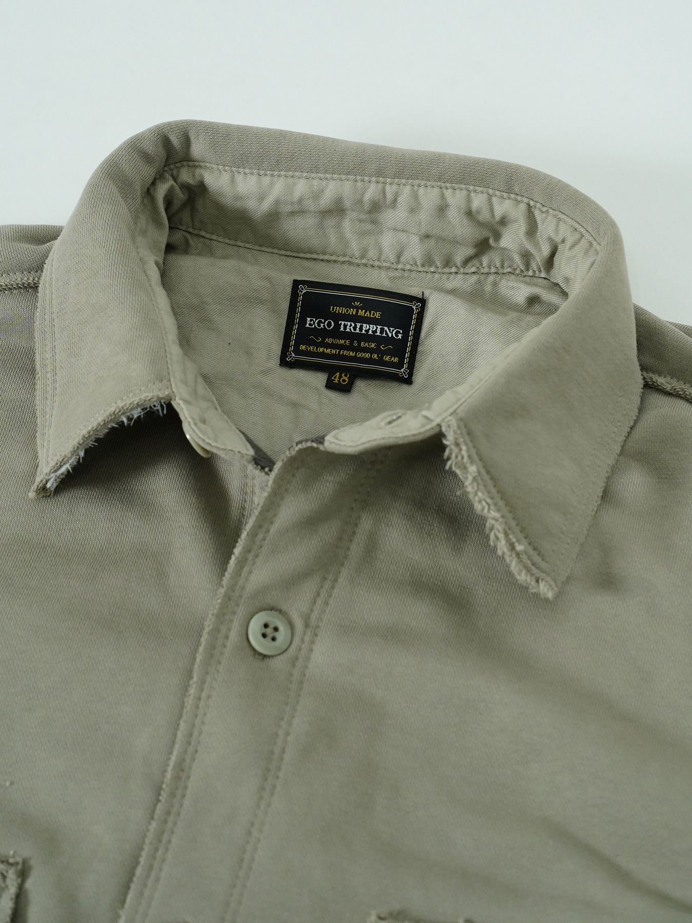 【予約品 7月5日(日) 締切】SWEAT OVERSHIRTS / スウェットオーバーサイズシャツ / グレー