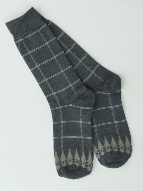 WINDOWPANE SOX / ソックス / チャコール