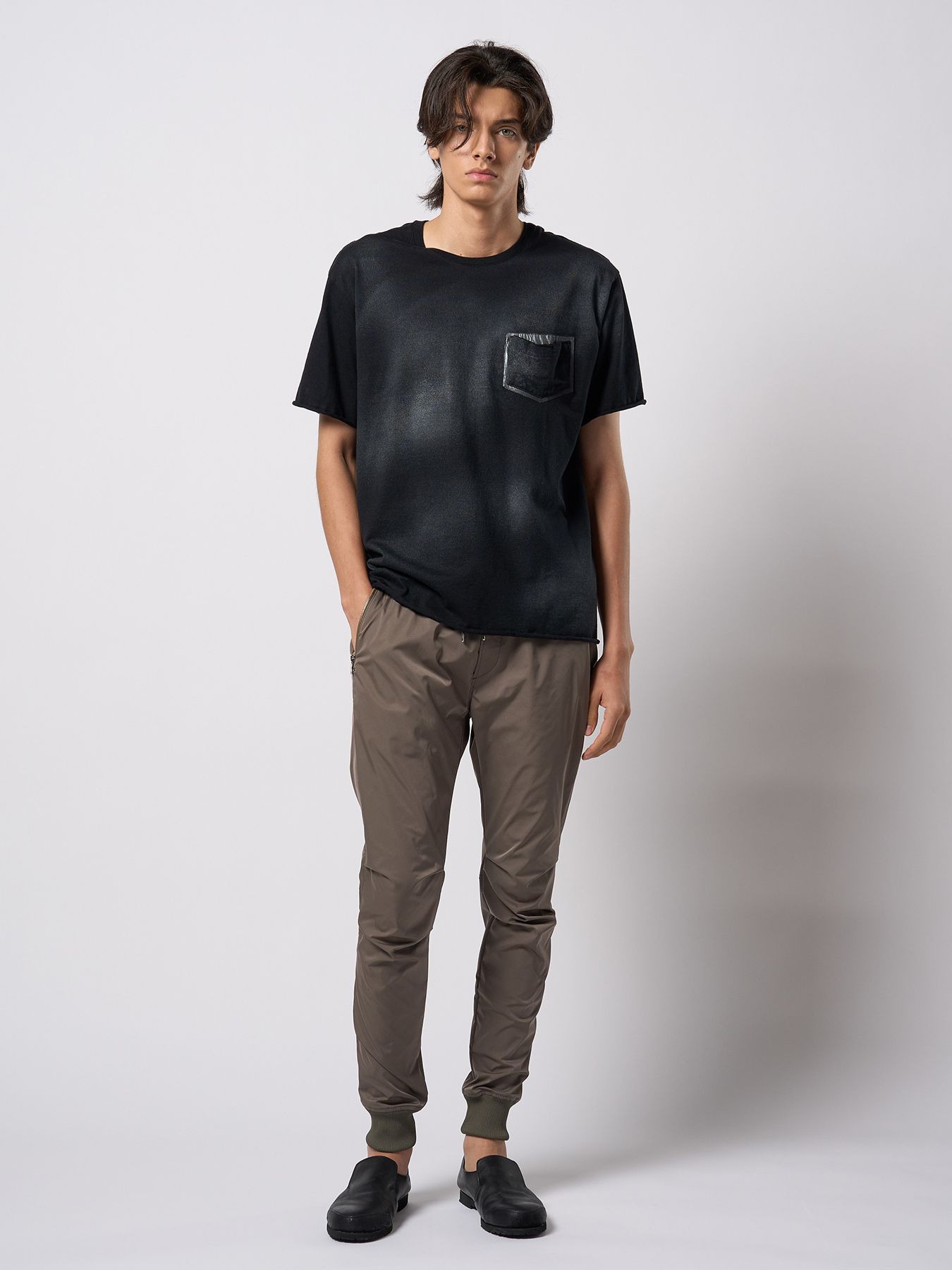 【予約品 9月23日(火) 締切】tuck rib pants / タックリブパンツ / カーキ