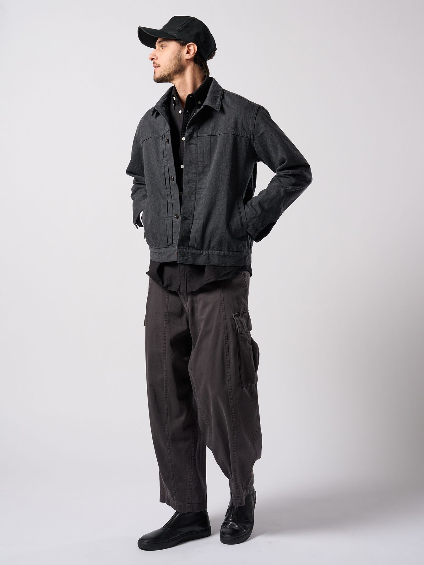 【予約品 4月19日(日) 18時締切】classic B.D shirt / クラシック ボタンダウンシャツ / ブラック