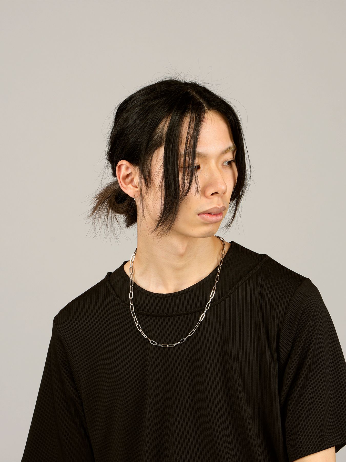 3WAYクレッシェンドネックレス /シルバー【NO ID.】