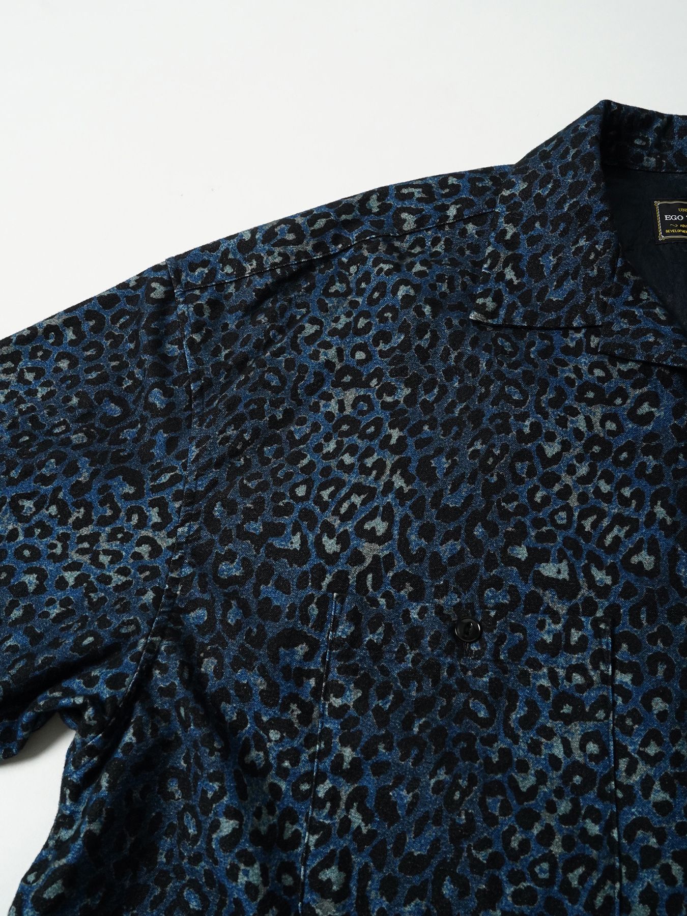 【予約品 7月5日(日) 締切】LEOPARD FLANNELSHIRTS / レオパード フランネルシャツ / ネイビー