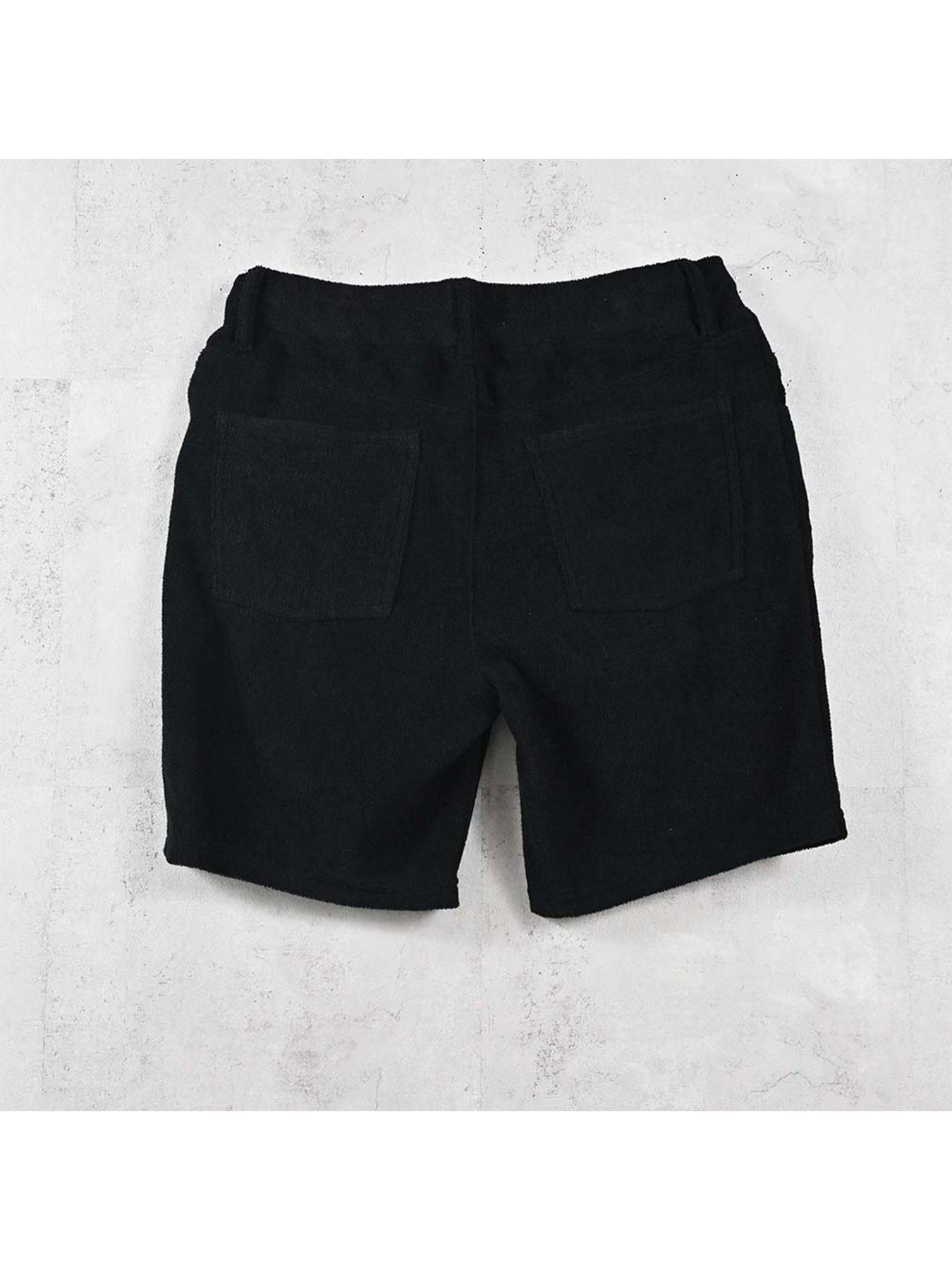 【予約品 2月15日(日) 18:00 締切】VINTAGE PILE SHORTS / パイルショートパンツ / ブラック