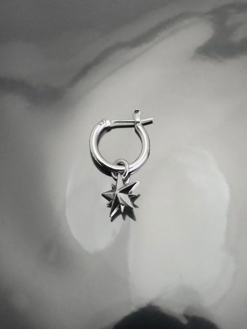 《受注生産》 THIN HOOP -raised by wolves- with 10P STAR / レイズド・バイ・ウルヴス シンフープ ウィズ 10ピークススター / 注文から2～3週間後入荷予定