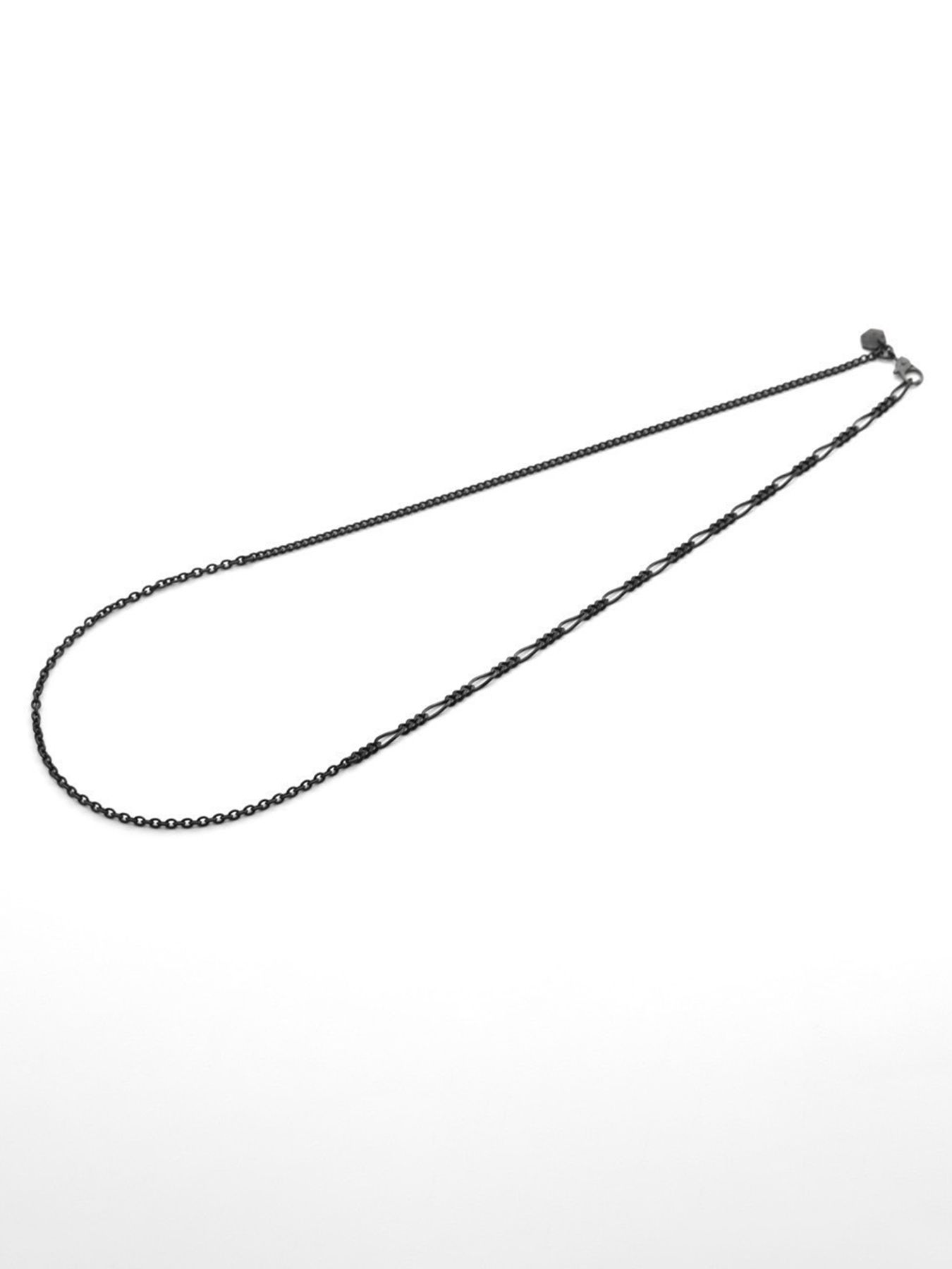 【予約品 9月23日(火) 締切】IVXLCDM ×wjk  slim chain neckless / スリムチェーンネックレス / ブラックコーティング