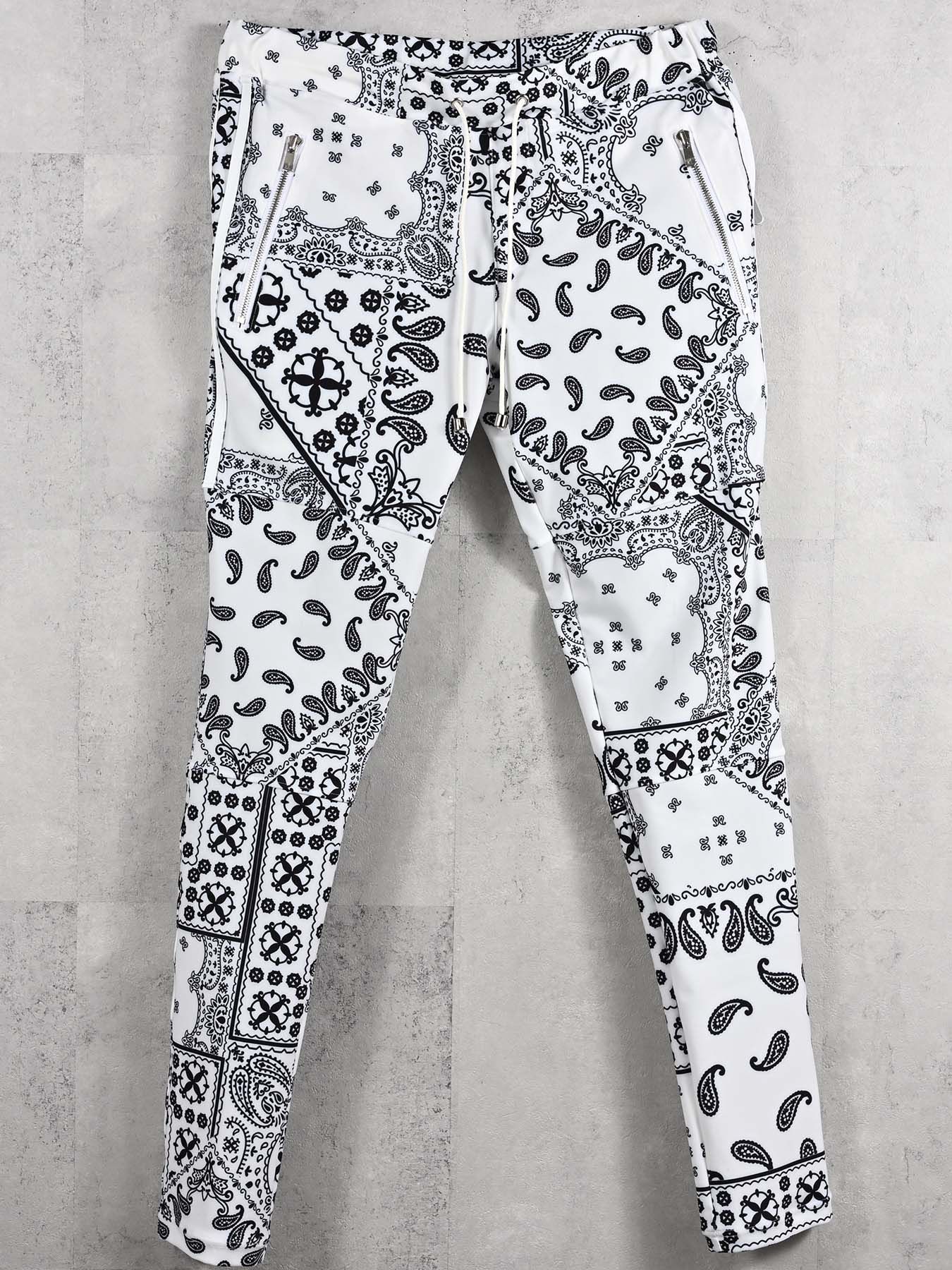 【予約品 11月16日(日) 締切】JOHNSON LINE PANTS / ジョンソンラインパンツ / バンダナホワイト