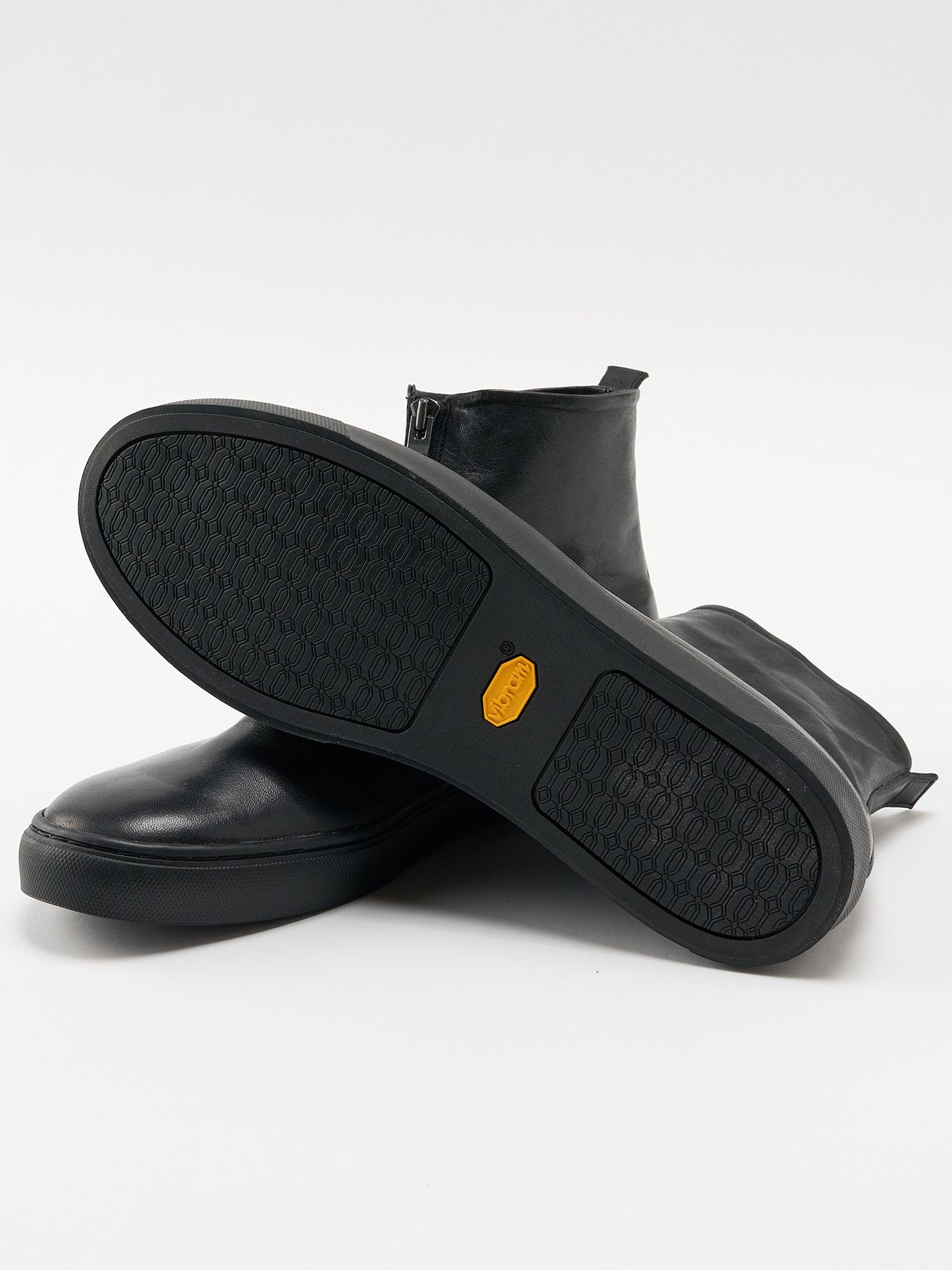 【予約品 4月19日(日) 18時締切】front zip bootie / ホースレザー フロントジップブーツ / ブラック