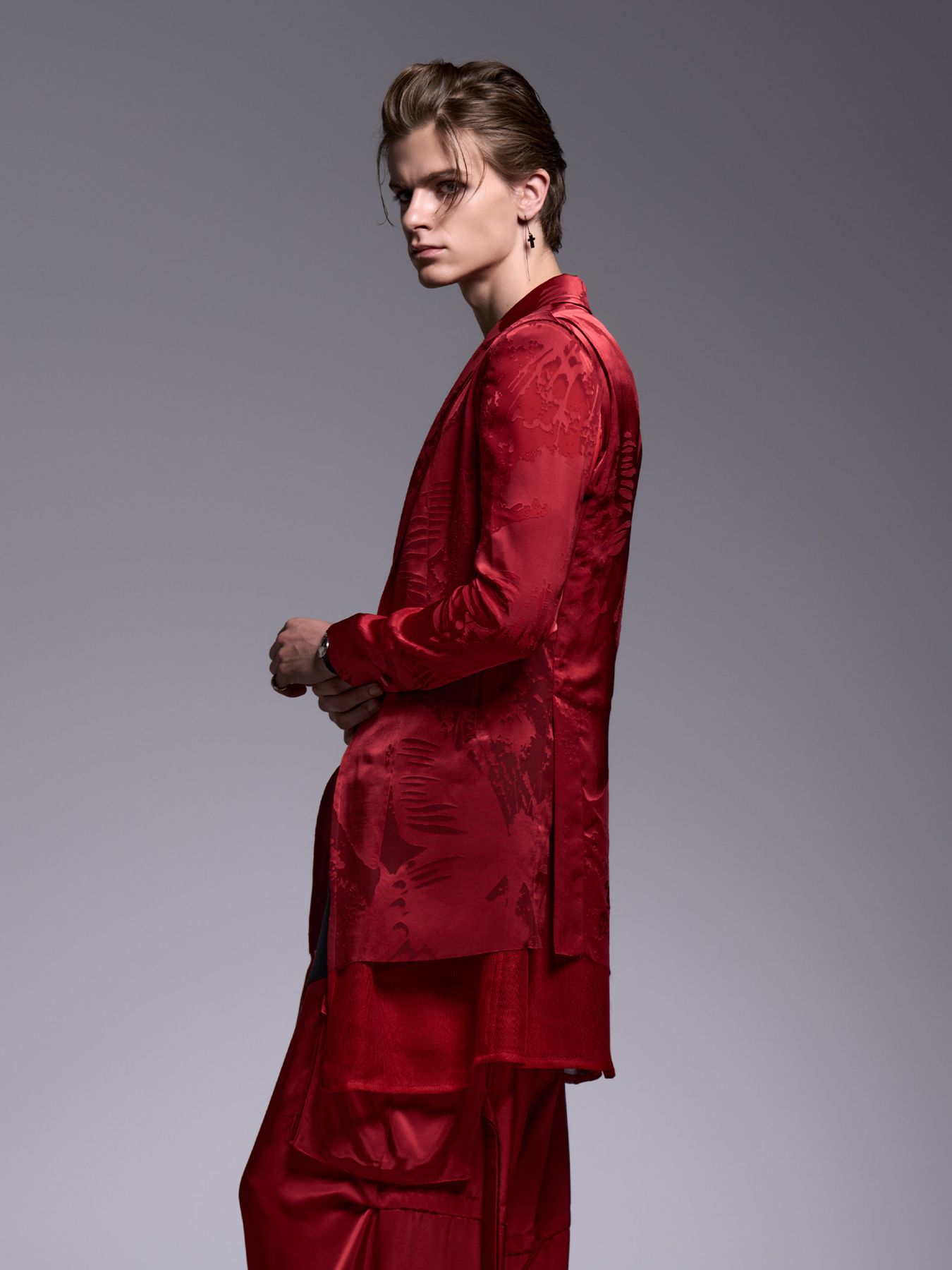 【予約品 1月4日(日) 締切】Layered Jacket / レイヤードジャケット / レッド