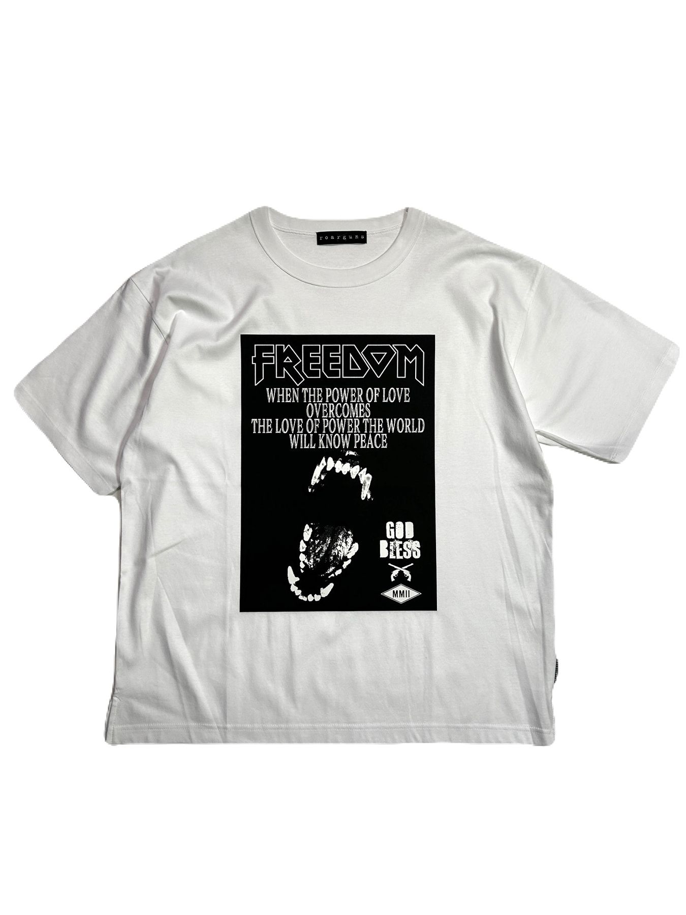 【予約品 】FREEDOM PRINT T / フリーダム プリント  Tシャツ / ホワイト
