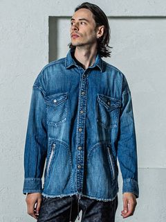 《予約》 OVER DENIM shirts / デニムシャツ / ダークインディゴ
