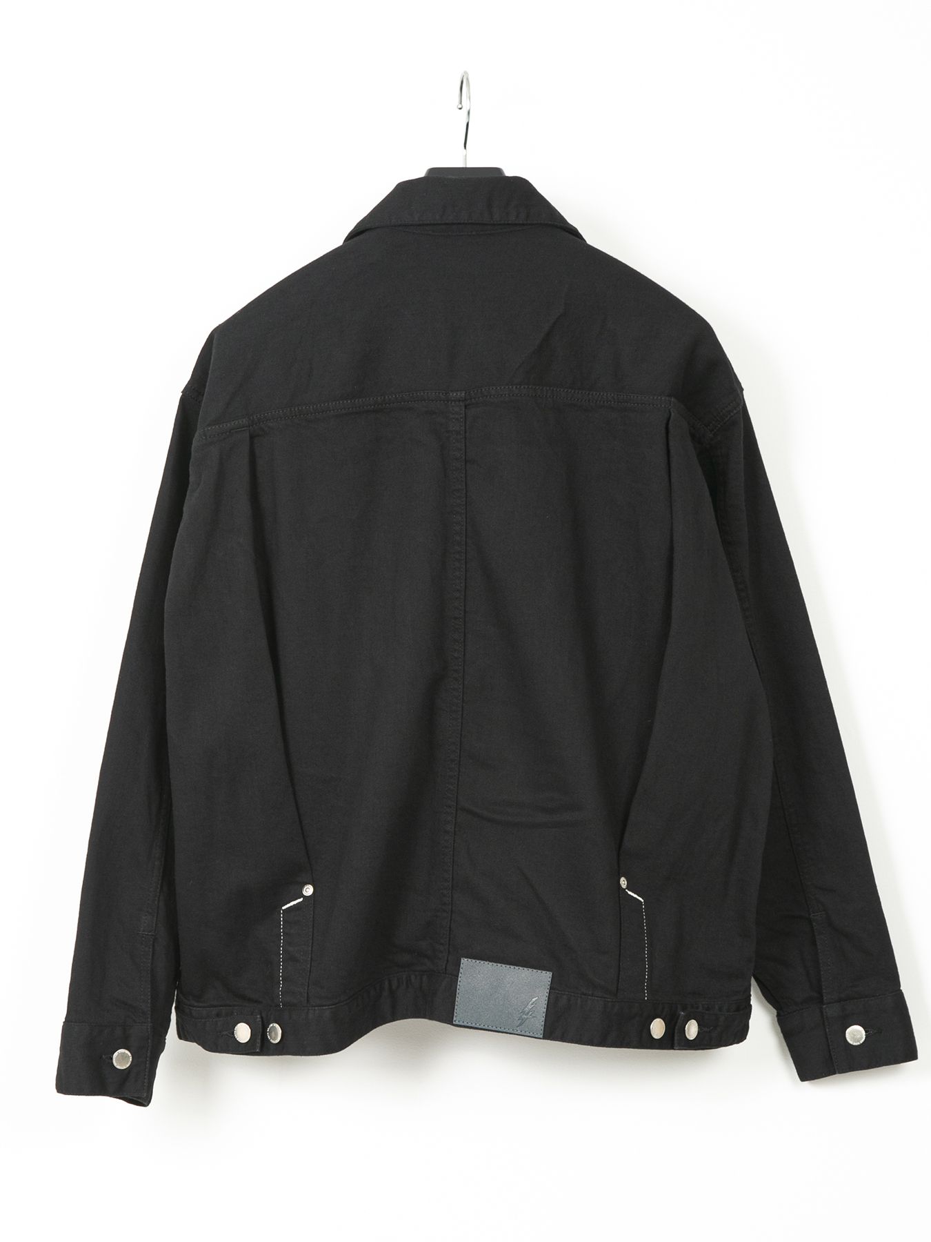 11oz Organic Cotton Stretch Denim Jacket / 11oz オーガニックコットン ストレッチデニム ジャケット / Jimmy / ブラック
