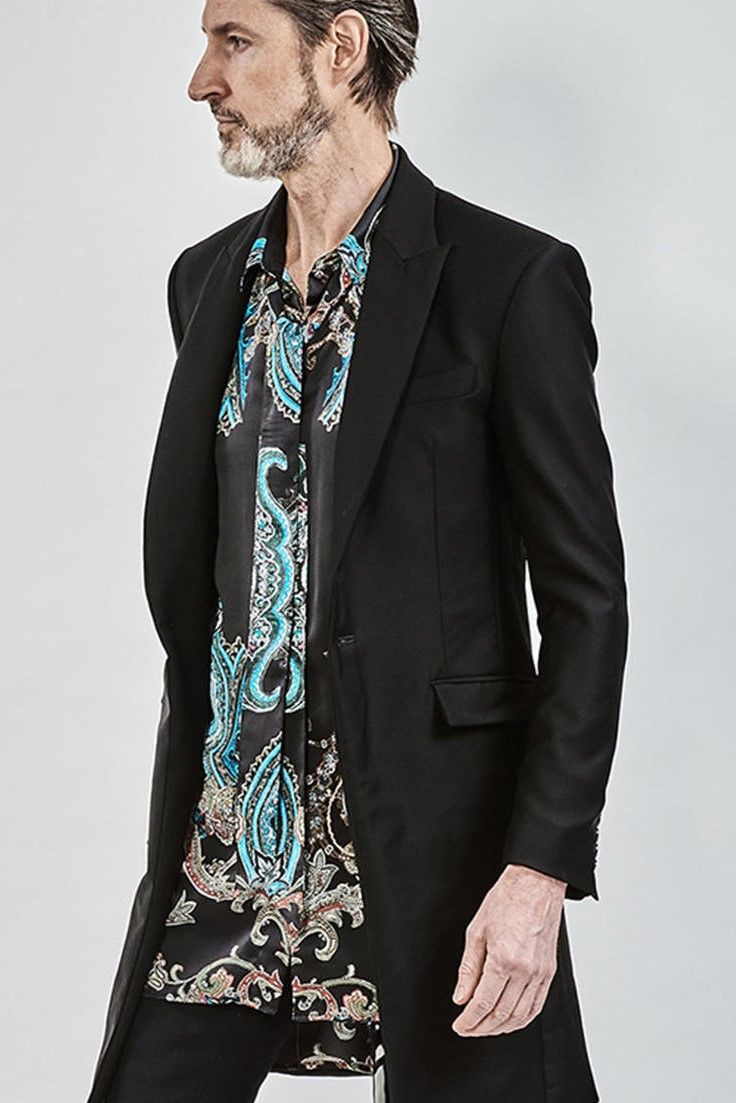 Tuxedo cross chester jacket / BLACK 【ys Yuji SUGENO】