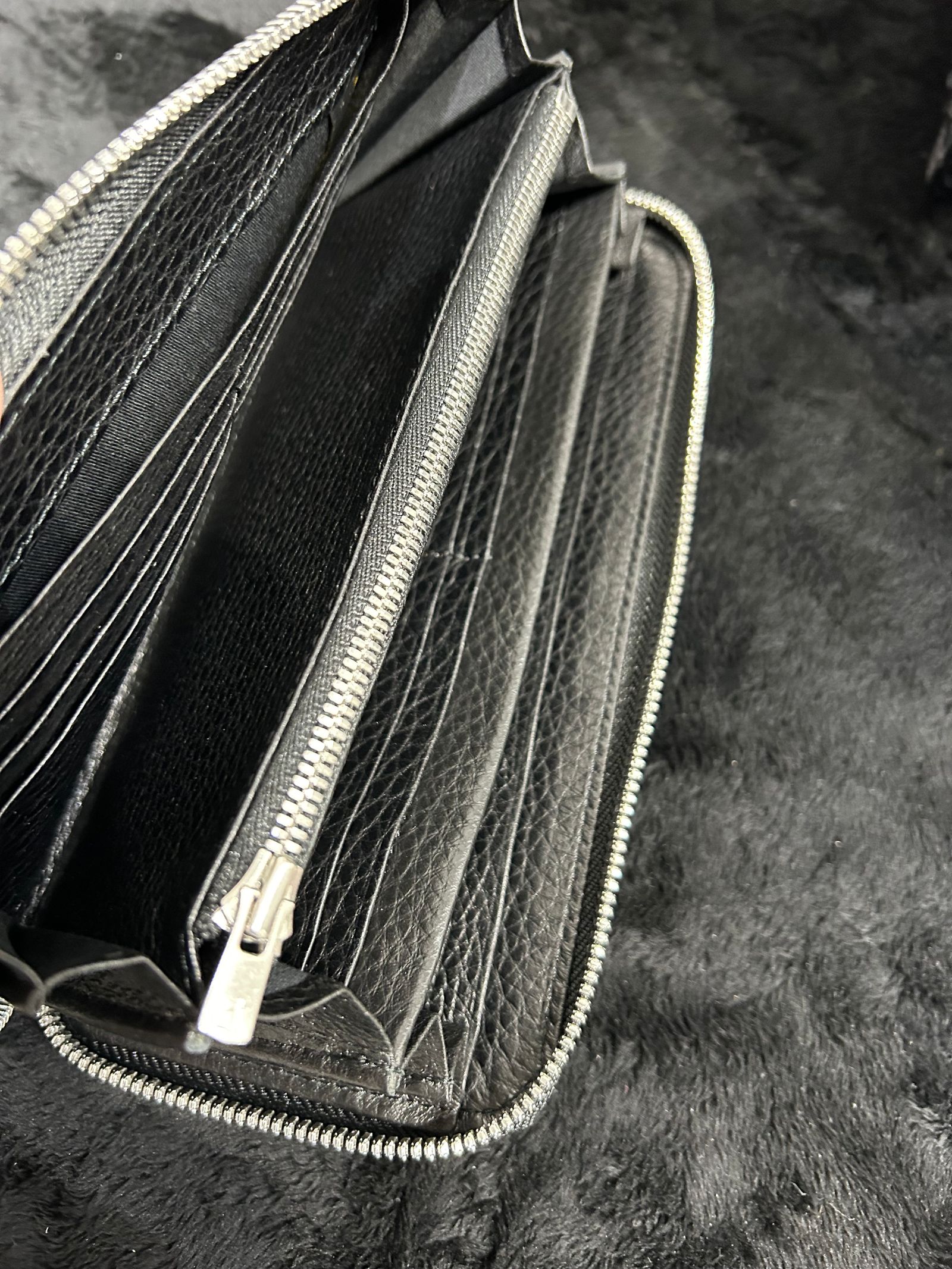 RoundZippSlitWallet / ラウンドジップウォレット / ブラックパイソン MADE IN JAPAN