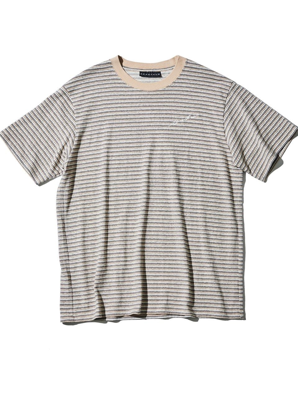 (予約品2023年10月19日18時締め) Multi Border Tee / Tシャツ / ベージュ