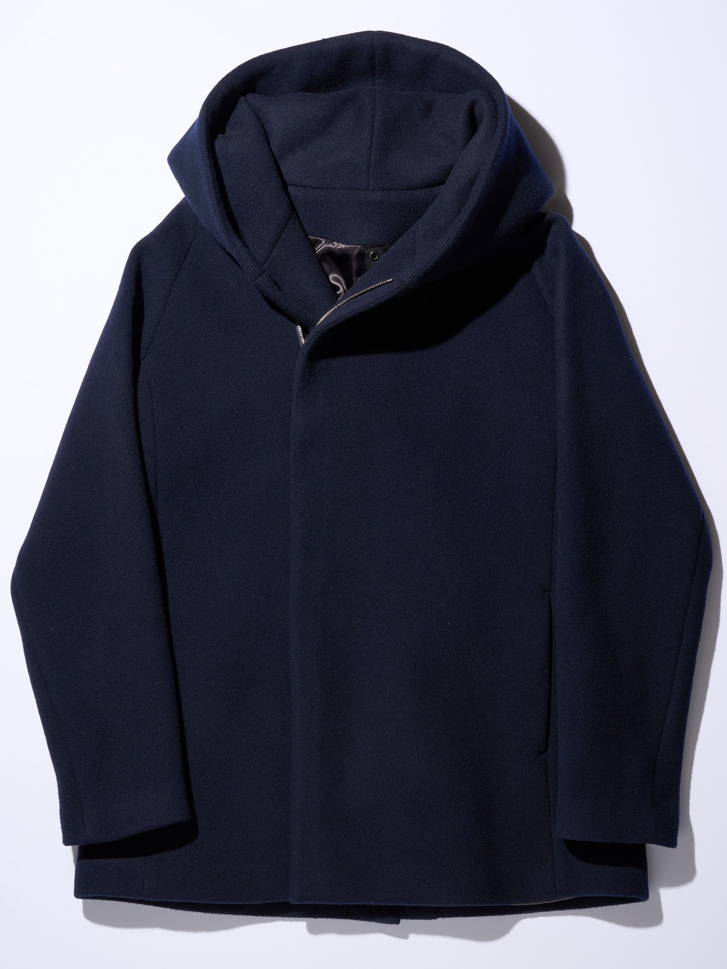 【予約品】 zip witch coat / フーデットコート / ネイビー