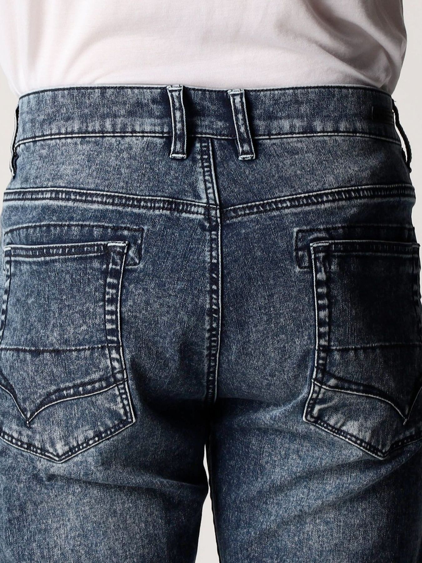 8分丈アラカルト5ポケットパンツ / ネイビー【NICOLE CLUB FOR MEN】