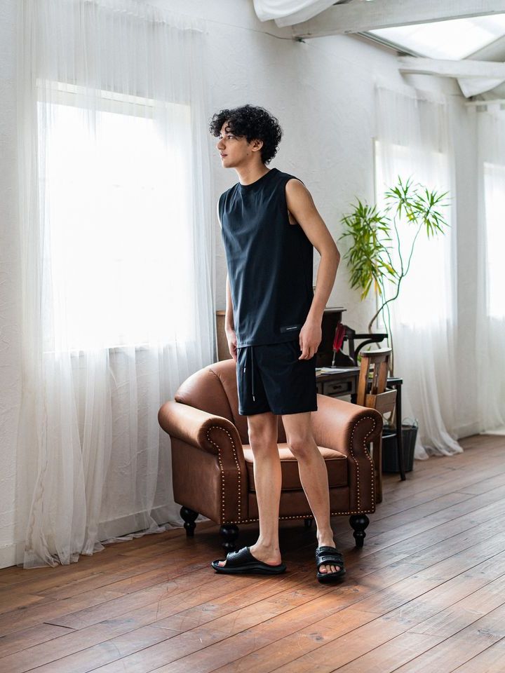《予約品3月3日18：00締め》 TV NYLON SHORTS / ショーツ / ブラック