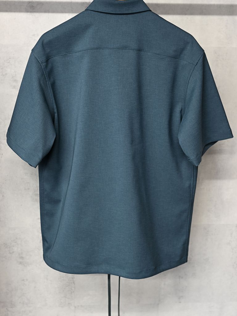 《予約品》 PULLOVER HALF SHIRT  / ハーフジップシャツ / グリーン
