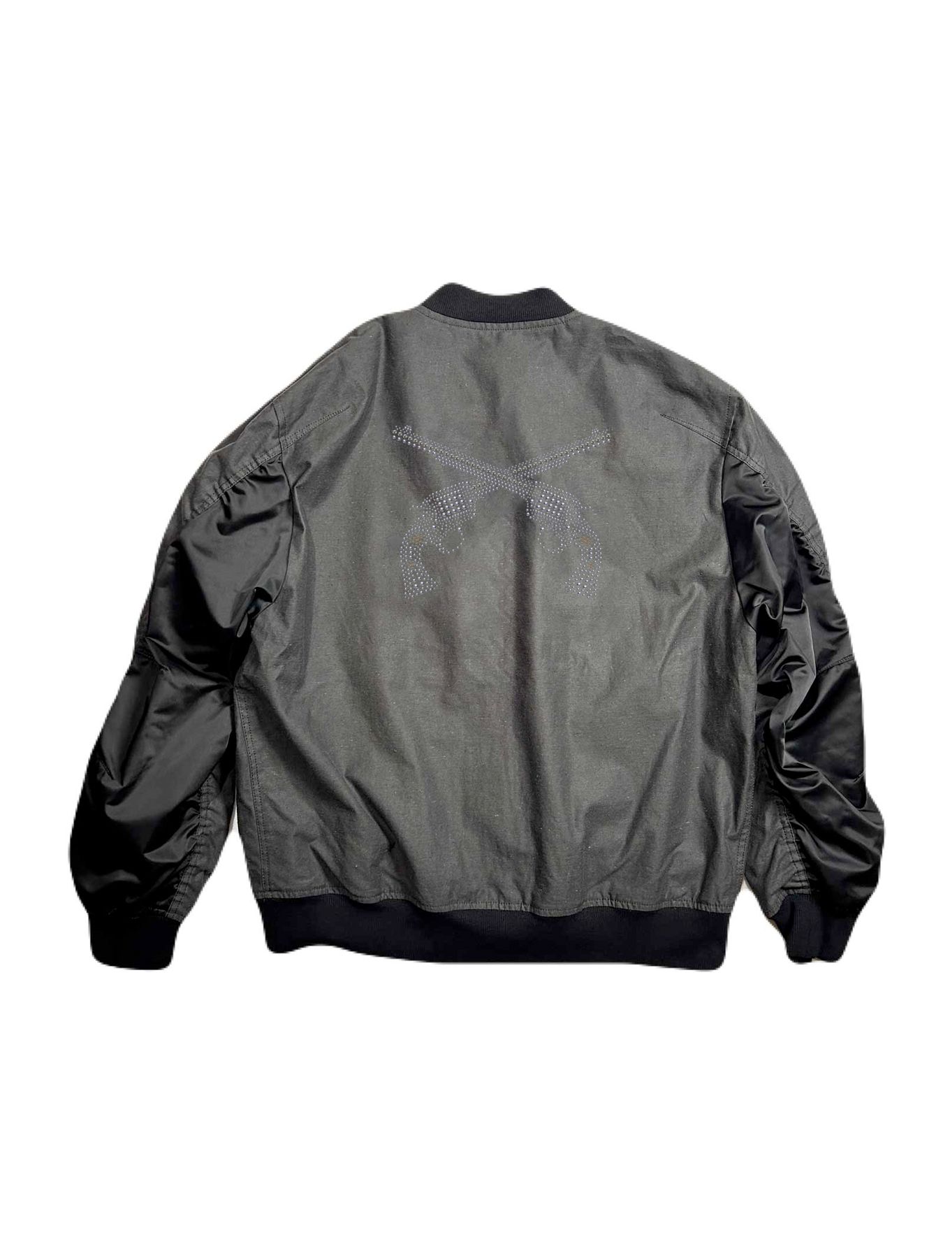 【予約品 8月10日(日) 締切 】O.COTTON MA-1 METAL / オーガニックコットン MA-1 / メタル ブラック