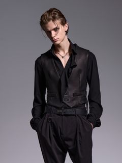 【予約品 1月4日(日) 締切】Short Vest / ショートベスト / ブラック