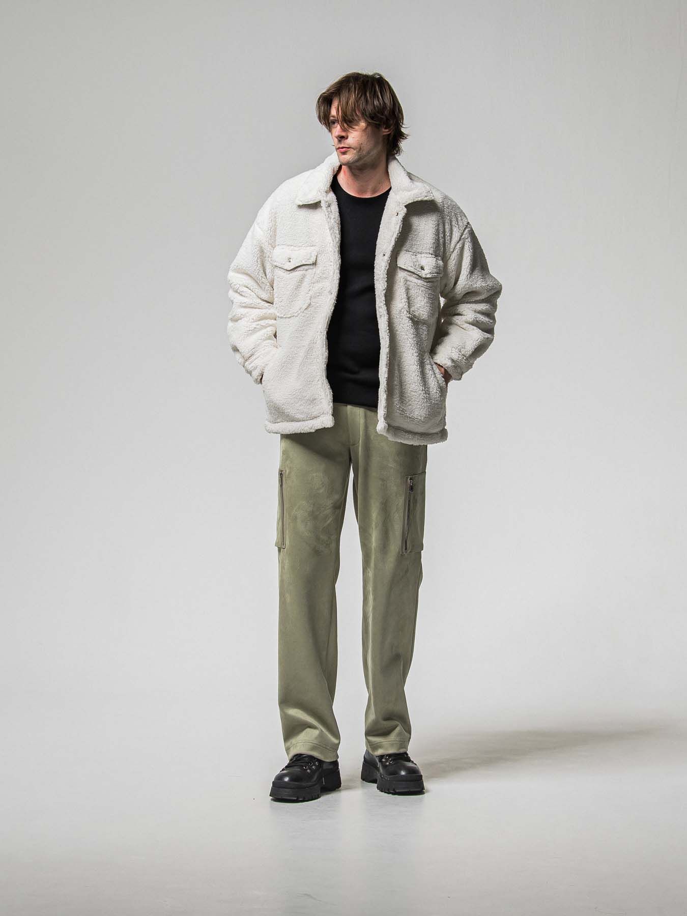 【予約品 8月31日(日) 締切】VELOURS FLEECE NEO THERMAL / ベロアフリース ネオサーマル / ブラック