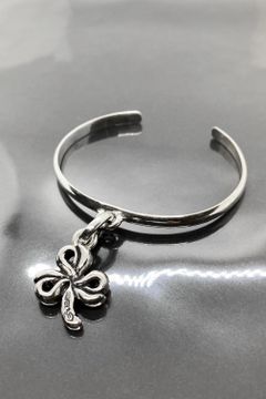 《受注生産》 BANGLE BRACELET [SHAMROCK] バングル 【GOD SIZE】 注文から2～3週間後入荷予定