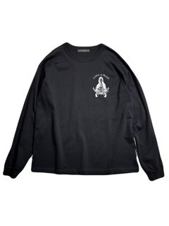 【予約品  】MARIA PRINT L/S T / マリアプリント ロングスリーブ Tシャツ / ブラック