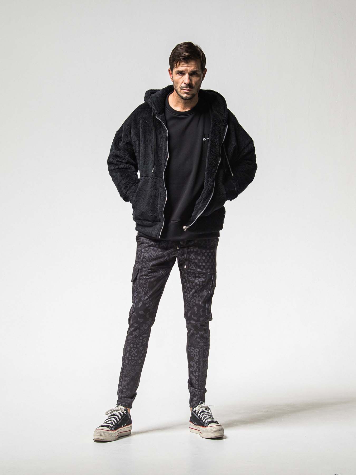 【予約品 】Darrell HEAT CARGO PT / ダレル ヒートカーゴパンツ / ペイズリーブラック