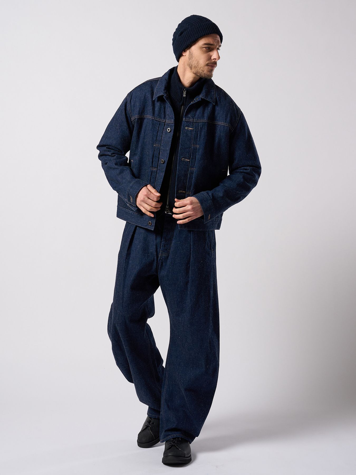 【予約品 4月19日(日) 18時締切】denim jacket type1 (OW) / ワンウォッシュ TYPE1 デニムジャケット / インディゴ