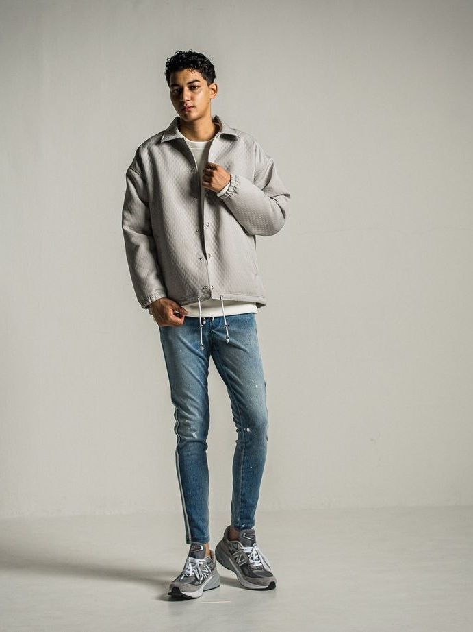 《予約9月1日18時締め》 EX denim jersey  BLINDLINE   PT  / ラインパンツ / リンドブルー