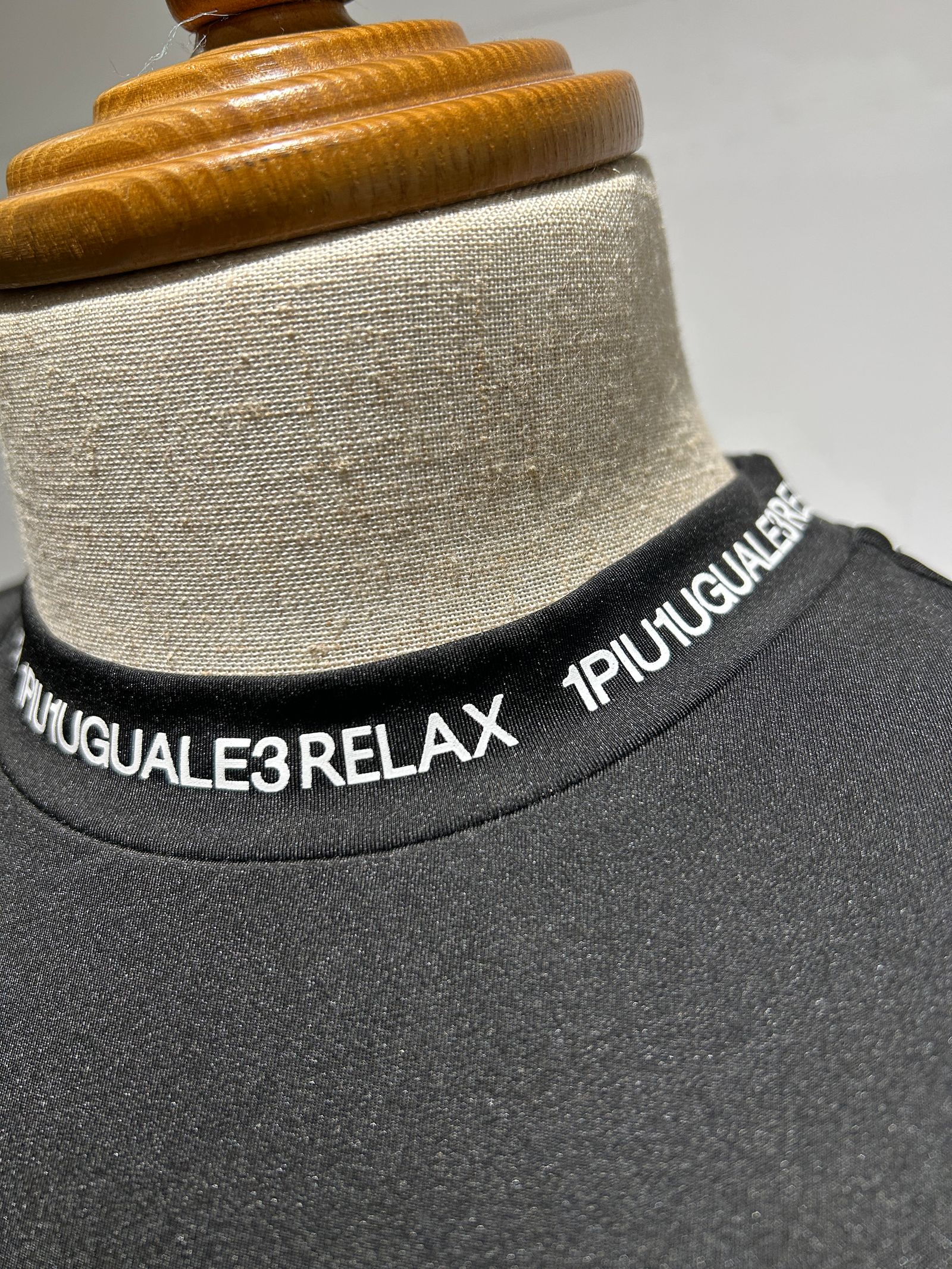 ランニングモックネックTシャツ / ブラック