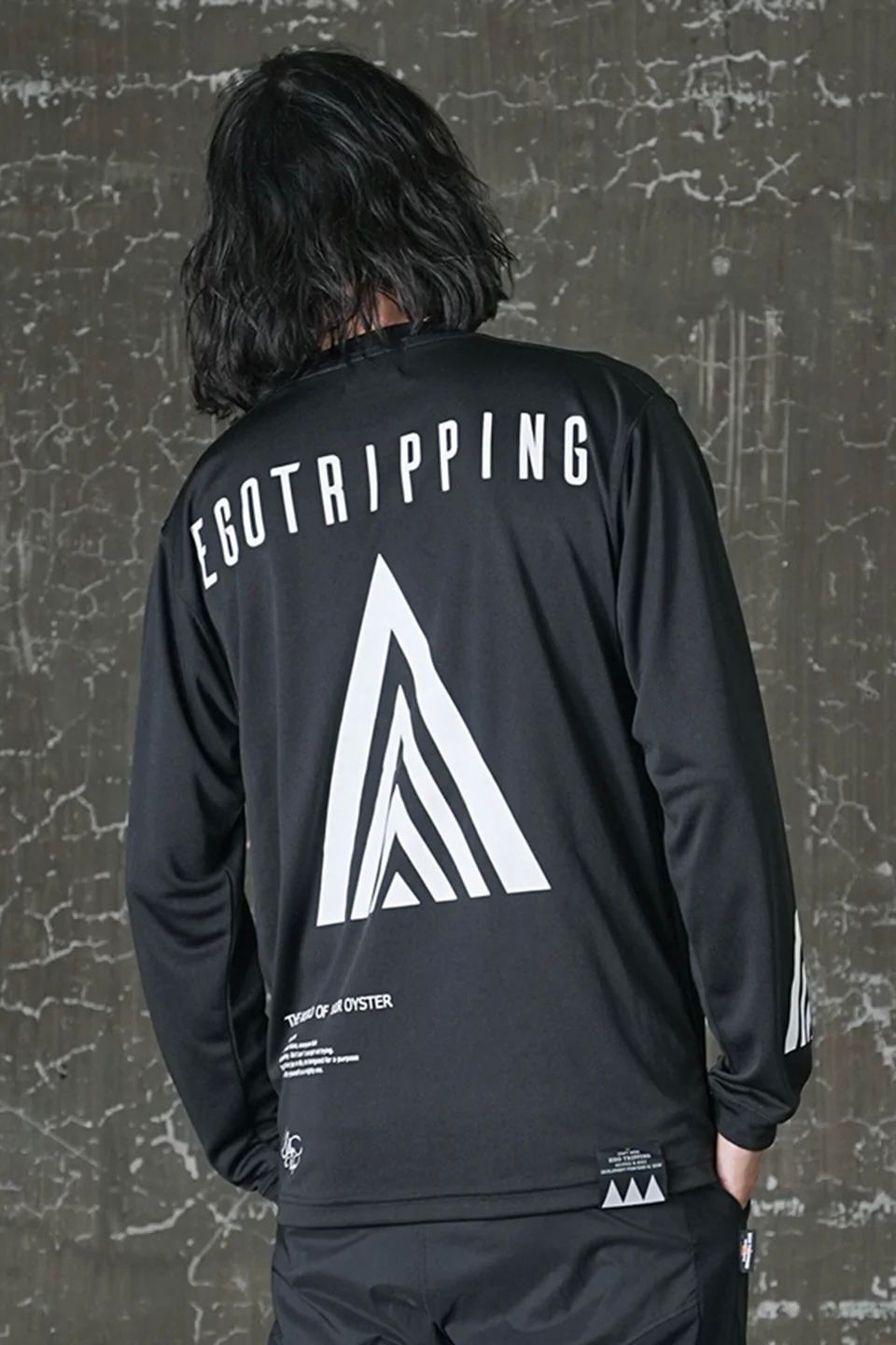 EGO TRIPPING TRAINING TEE LONG / ブラック 【EGO TRIPPING】