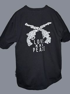 Wネームroarguns x godselection xxx 23SS Tシャツ / BLACK 【roarguns】