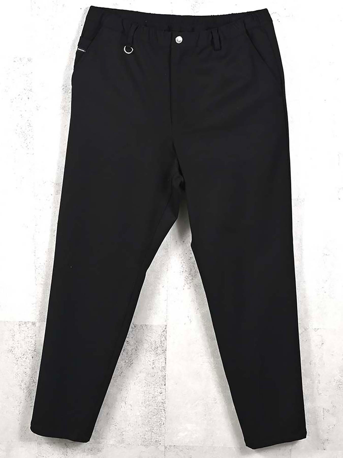 【予約品 8月31日(日) 締切】PAT WIDE EASY PANTS / パット ワイドイージーパンツ / ブラック