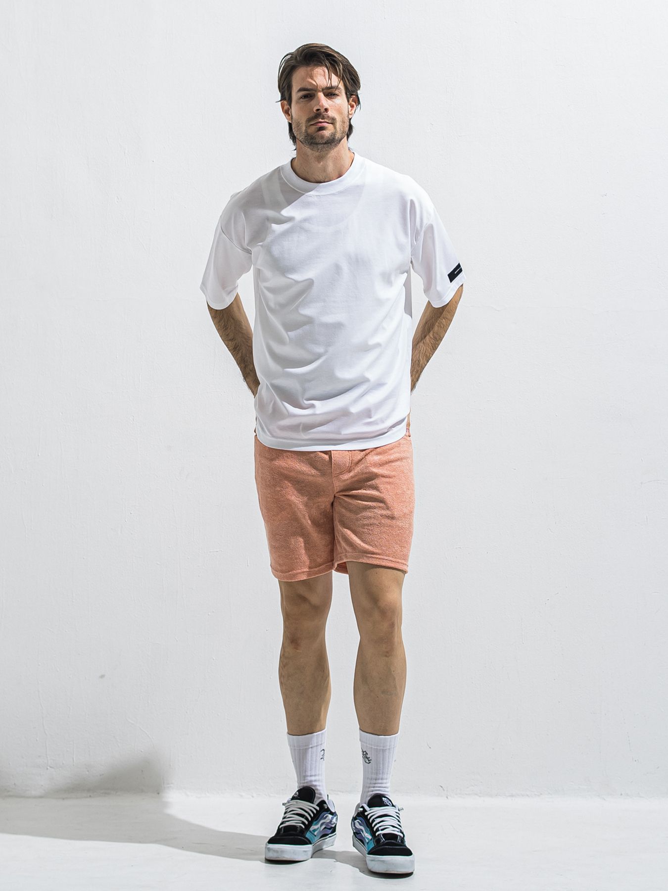 【予約品 2月15日(日) 18:00 締切】VINTAGE PILE SHORTS / パイルショートパンツ / ピンク