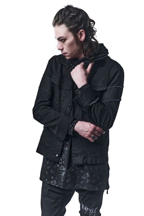 《予約品》 G-Jacket デニムジャケット BlackBlackDenim 刺繡無し / Black 【kiryuyrik】 9月入荷予定