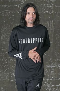 EGO TRIPPING TRAINING TEE LONG / ブラック 【EGO TRIPPING】