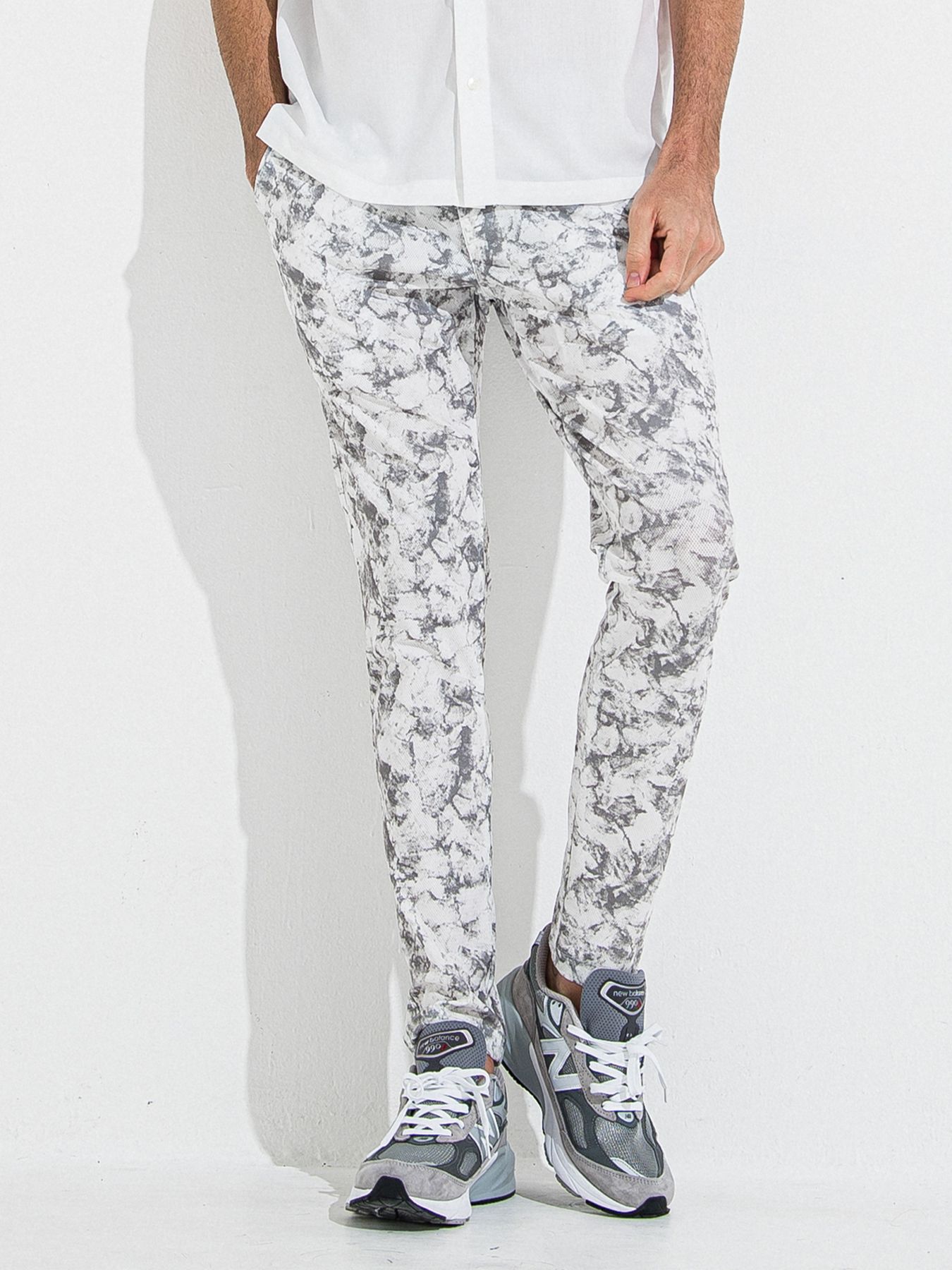 【予約品】CHRIS EASY TUCK PANTS / クリスイージータックパンツ / マーブルグレー