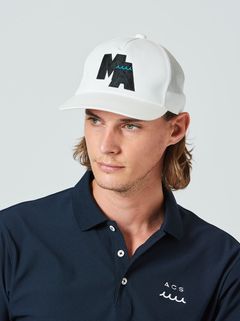 muta  MA Logo Mesh Cap / メッシュキャップ / ホワイト 【Acanthus×muta】
