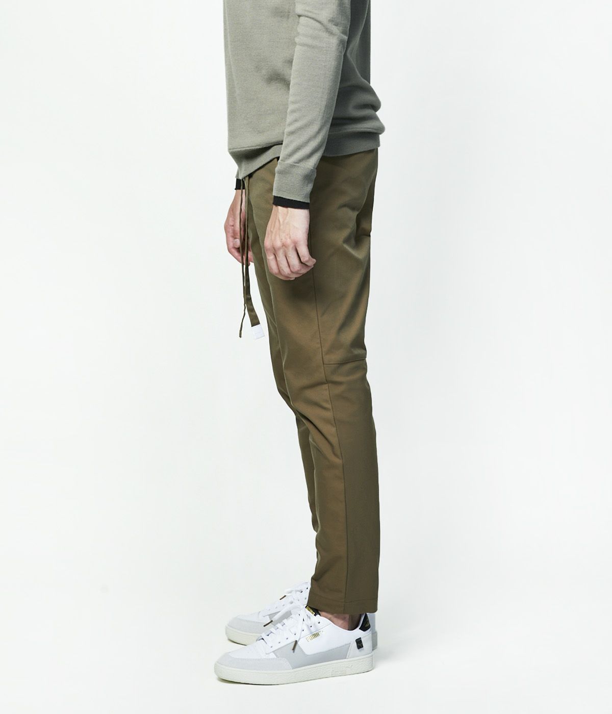 BELTED PANTS / CAMEL 【junhashimoto】
