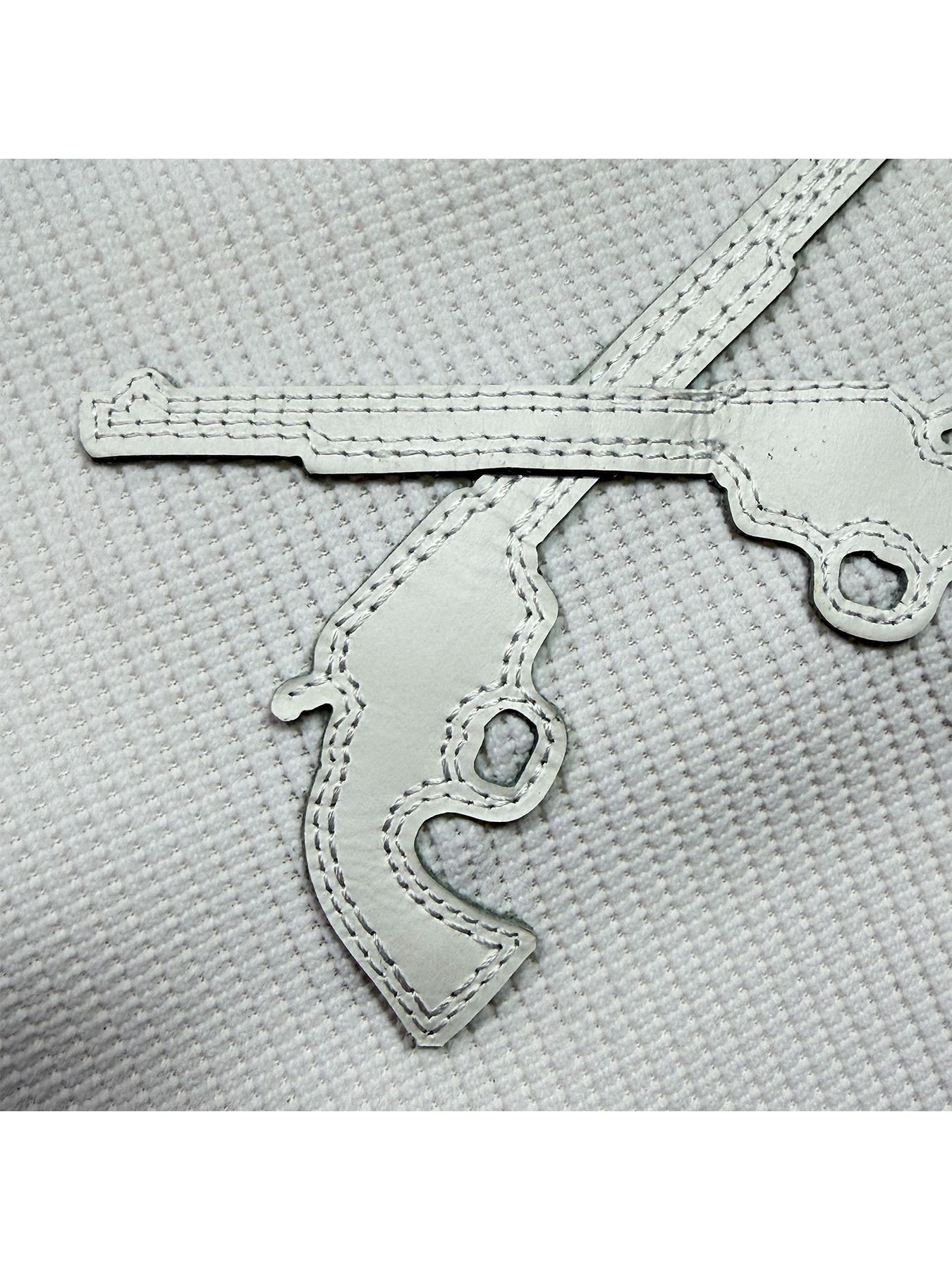 【予約品 8月23日(日) 締切】WAFFLE/MESH GUNPATCH / ホワイト