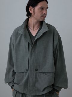 【予約品 10月26日(日) 締切】TRENCHSWINGTOP / トレンチスイングトップ / moku.L.GRAY