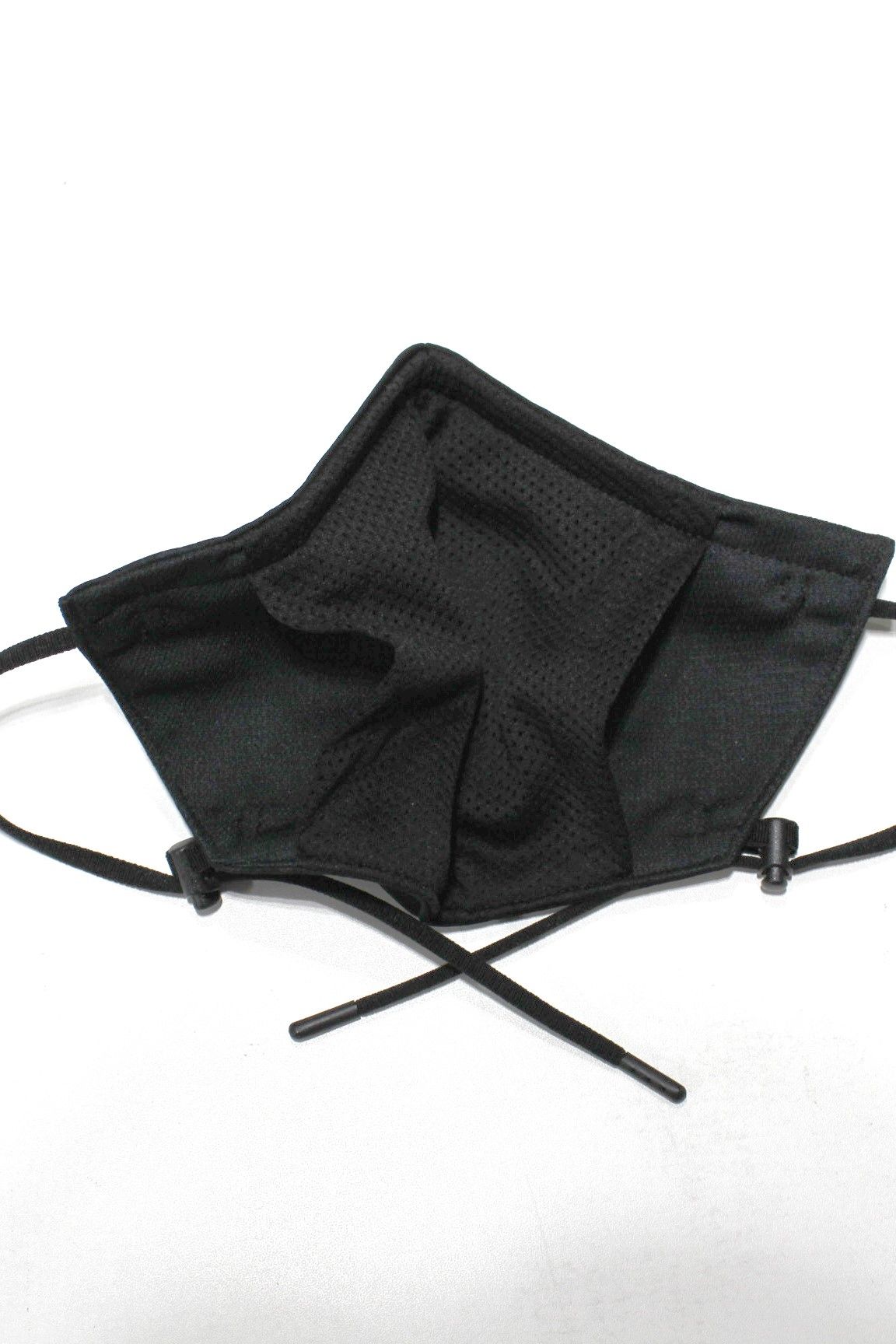 《予約品》 FaceCover CrossDotEcoPetJersey  / Black×BlackPrint 【THE ONENESS】 7月入荷予定