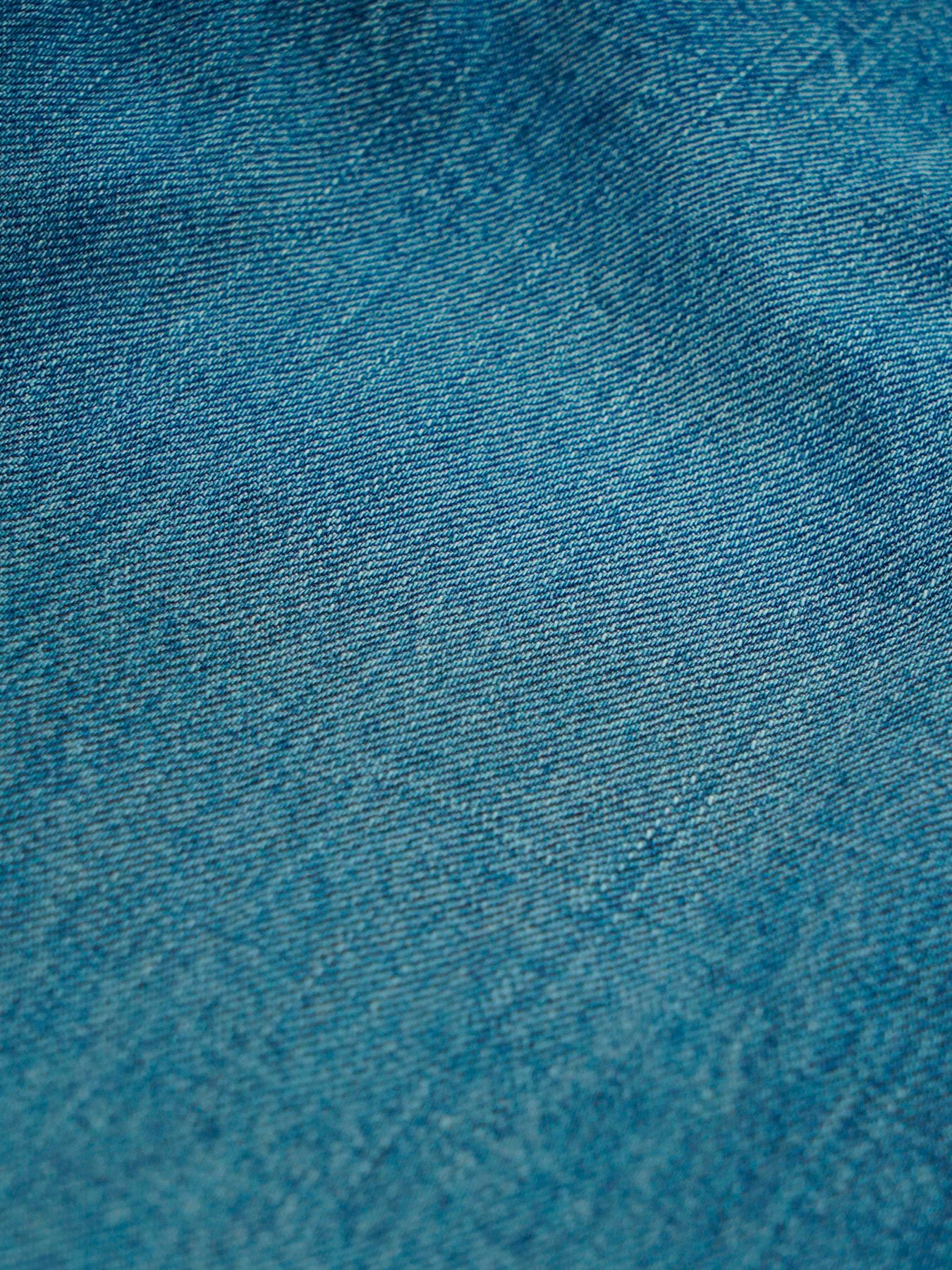 【予約品 5月7日(水)AM10時  締切】Fluxdenim used / ユーズド加工 デニムパンツ / インディゴ×ネイビー