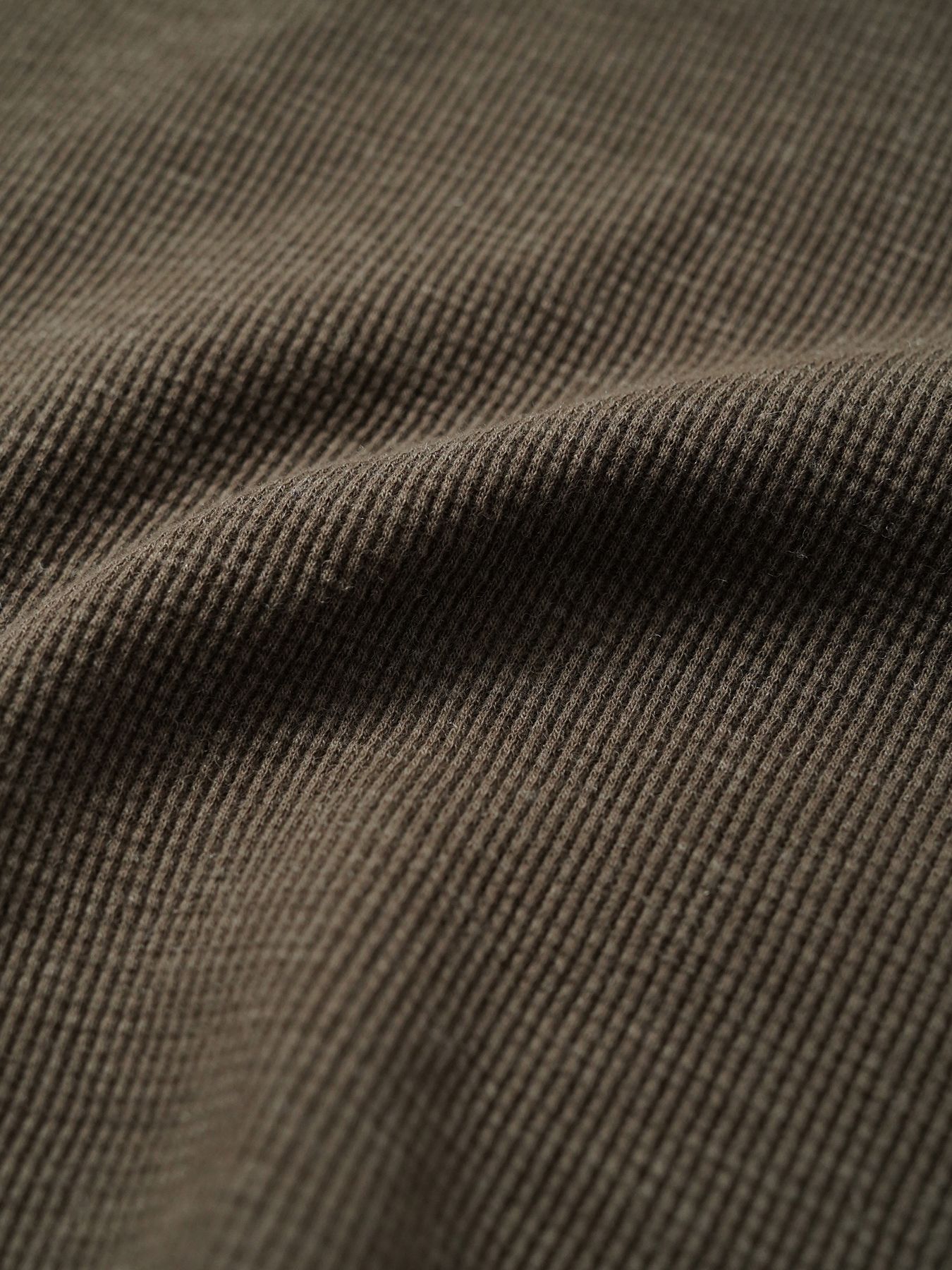 【予約品 5月27日(水) 締切】WOOLTHERMAL-TEE / ローリングネックTシャツ / オリーブ
