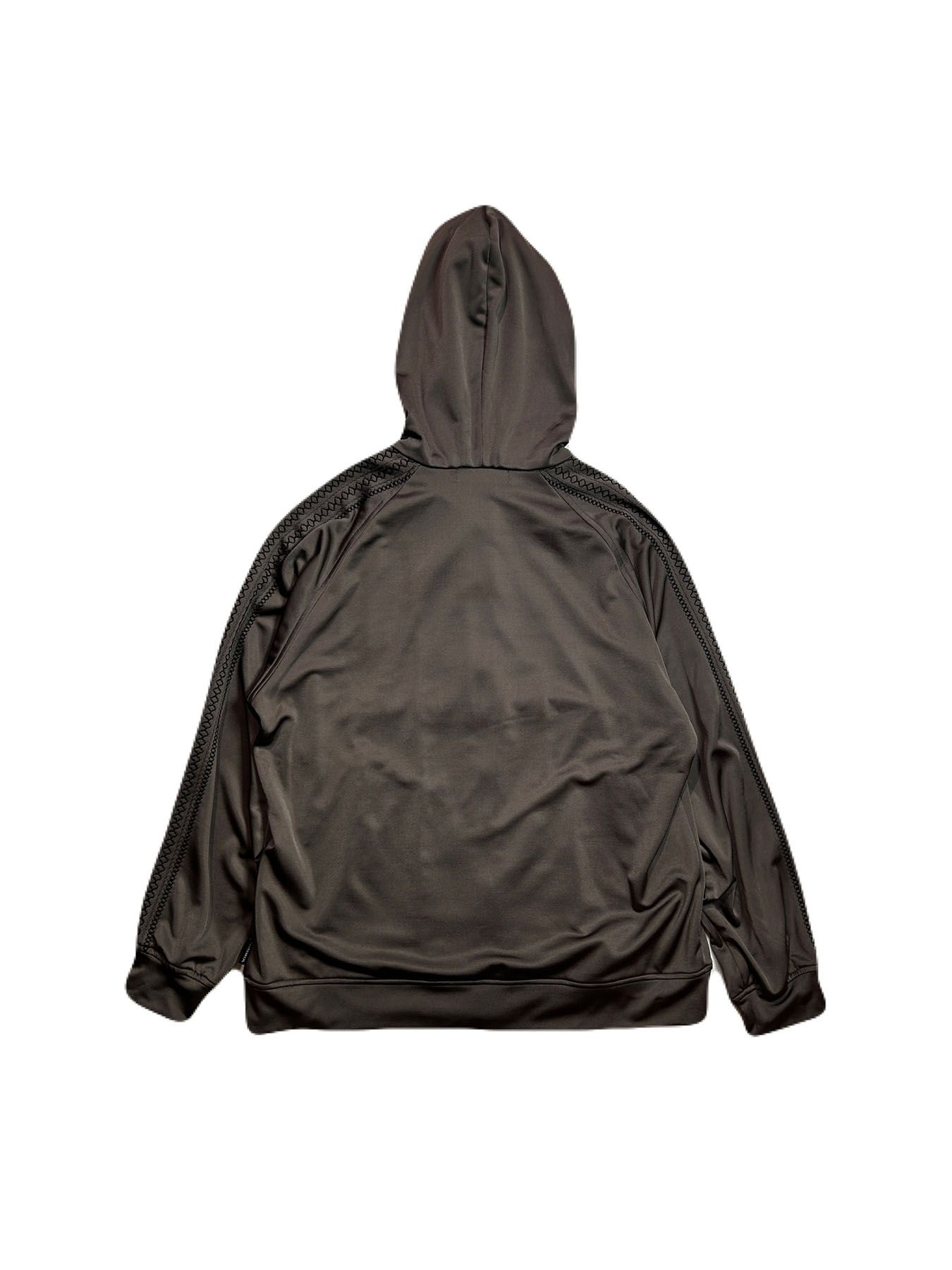 【予約品 8月10日(日) 締切 】SATIN LINE HOODIE A / サテン ラインフーディー / クリスタル グレー